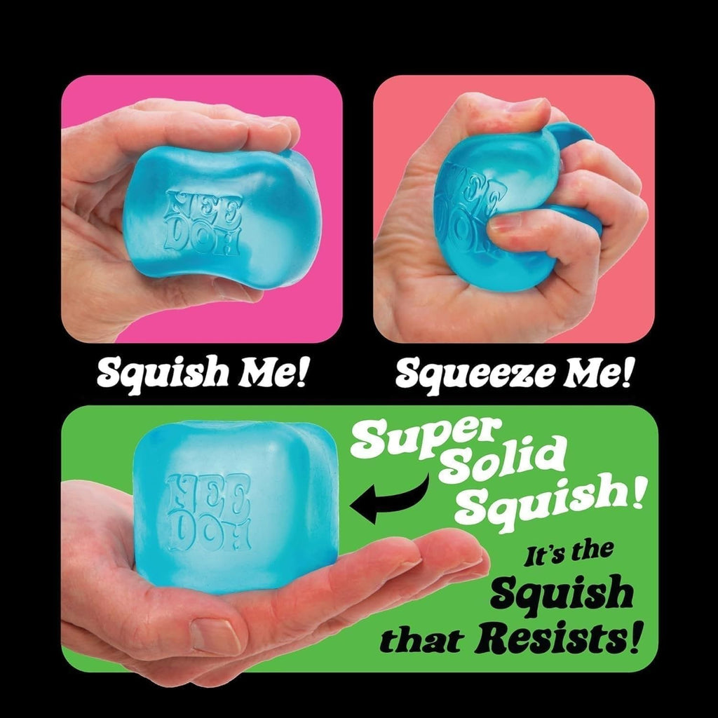 NeeDoh Nice Cube ¨C Solid Squish ¨C Purple