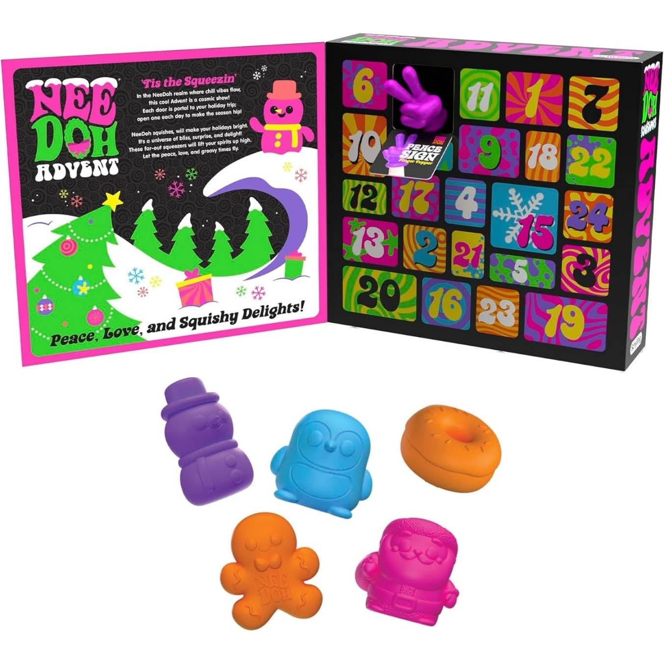 NeeDoh Squishmas Advent Calendar ¨C 24 Mini Toys